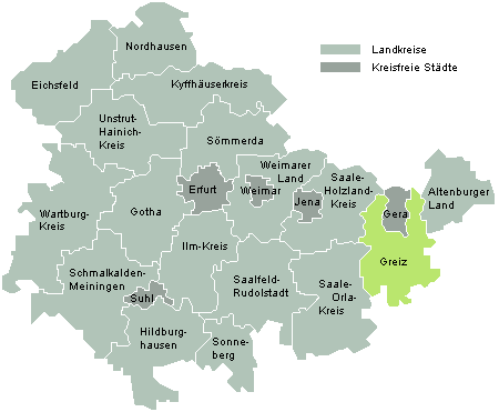 Karte Greiz