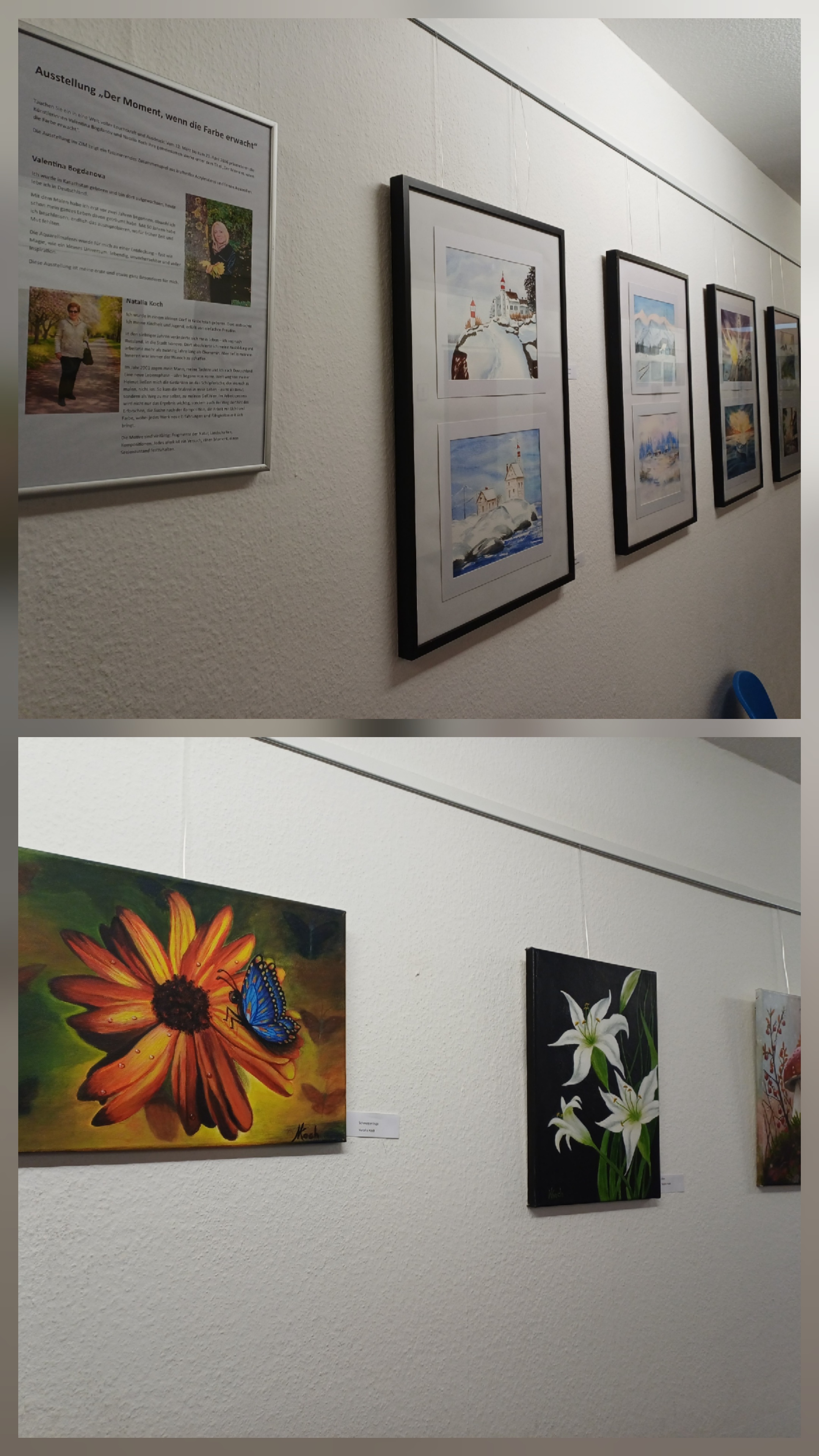 Ausstellung Valentina Bogdanov und Natalia Koch